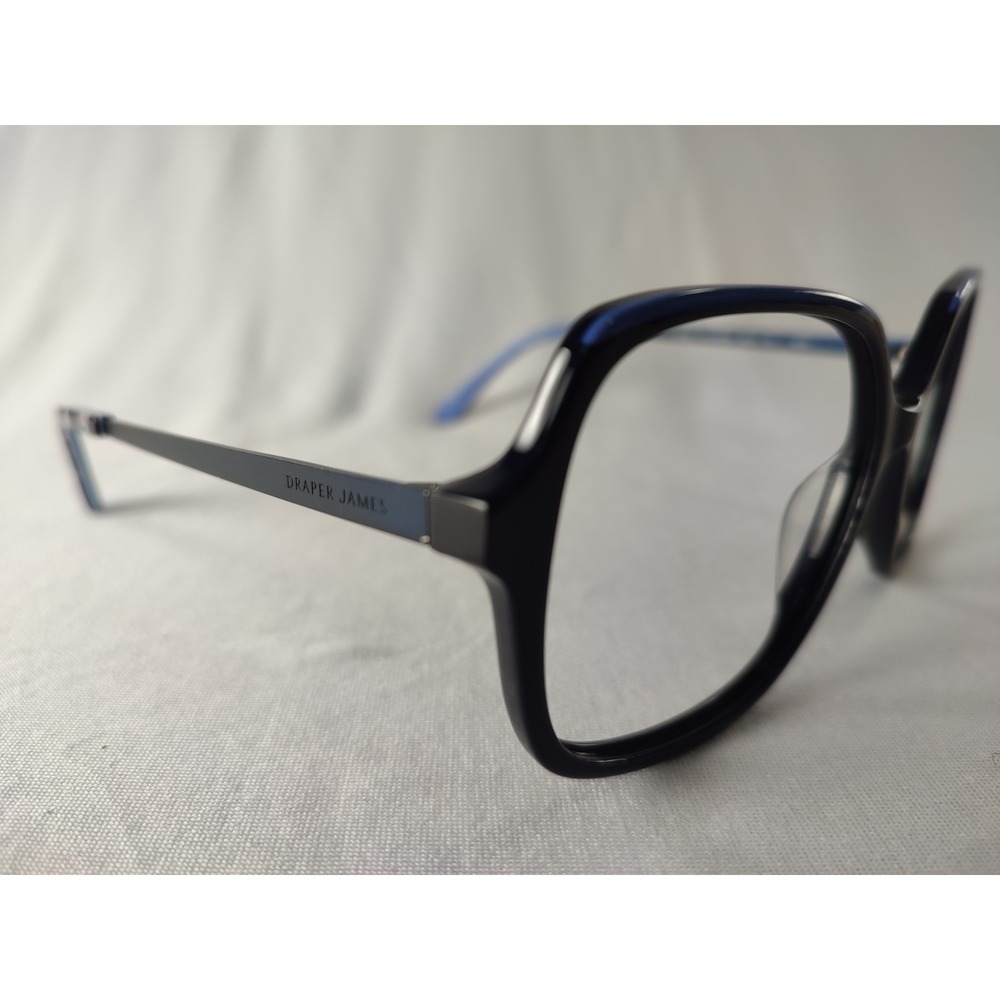 Draper James DJ7000‎ Indigo Blue Floral Eyeglass Frames 56-15-140 Women's